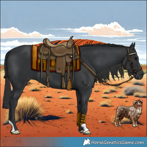 Horse Color:Black 