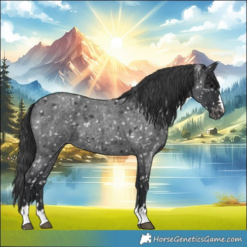 Horse Color:Blue Roan Appaloosa 