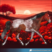 Horse Color:Bay Splash Tobiano Appaloosa Rabicano 