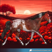 Horse Color:Bay Splash Tobiano Appaloosa Rabicano