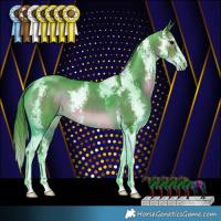 Horse Color:Watercolor Brown Sabino 