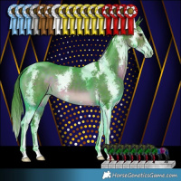 Horse Color:Watercolor Brown Sabino