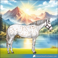 Horse Color:Red Dun Leopard