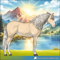 Horse Color:Palomino Dun Splash 