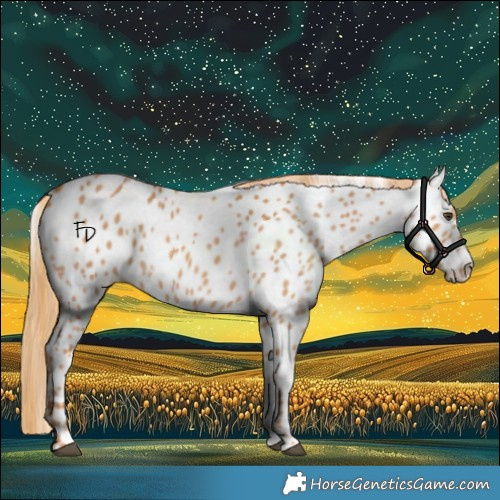 Horse Color:Chestnut Appaloosa 