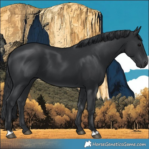 Horse Color:Black 