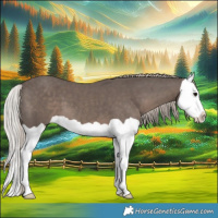 Horse Color:Silver Black Splash