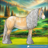 Horse Color:Powder White Silver Buckskin Dun Brindle