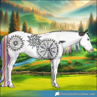 Horse Color:Painted Midnight Buckskin Ice Splash Tobiano Rabicano