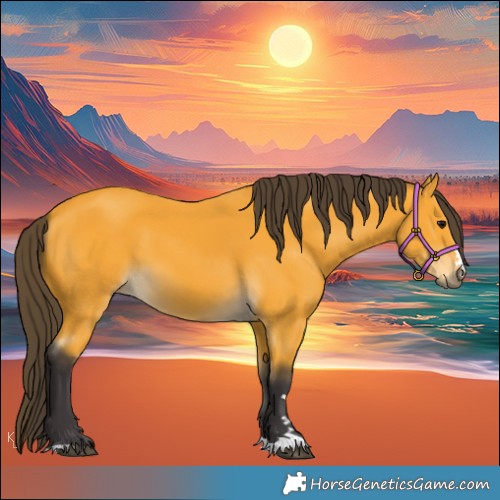 Horse Color:Buckskin 