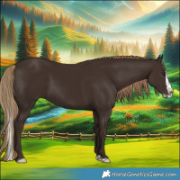 Horse Color:Liver Chestnut Splash Rabicano 