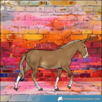 Horse Color:Chocolate Palomino Dun Splash 
