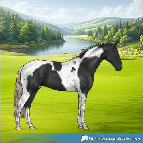 Horse Color:Liver Chestnut Tobiano 