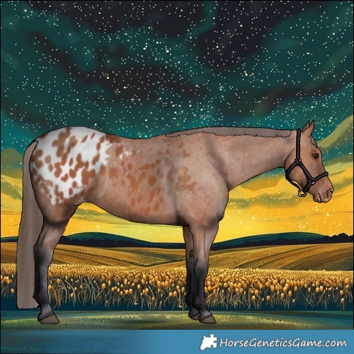 Horse Color:Bay Appaloosa 