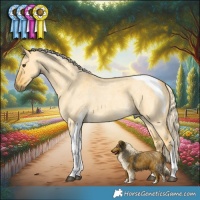 Horse Color:Palomino Roan Dun Tobiano