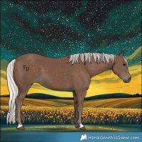 Horse Color:Silver Black 