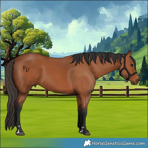Horse Color:Bay 