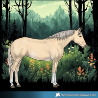 Horse Color:Palomino Dun Tobiano