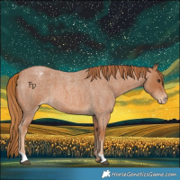 Horse Color:Red Roan Varnish 
