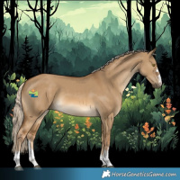 Horse Color:Chocolate Palomino Dun 