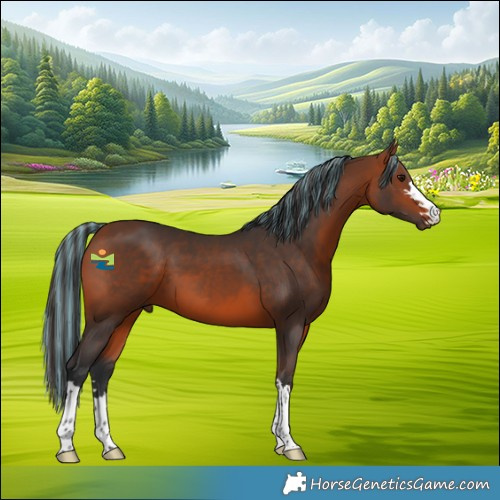 Horse Color:Painted Bay 