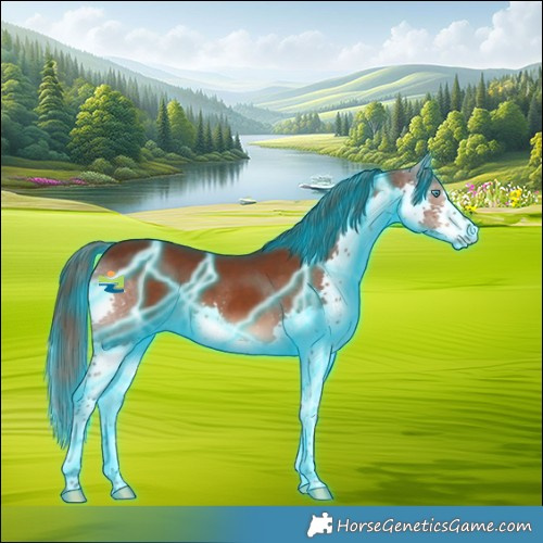 Horse Color:Thunderstruck Liver Chestnut Splash 