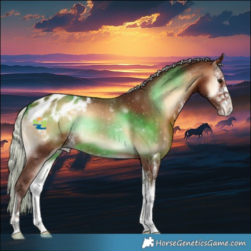 Horse Color:Silver Brown Onyx Sabino Blanket 