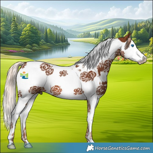 Horse Color:Chestnut Splash Tobiano 