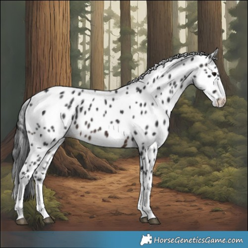 Horse Color:Brown Leopard 