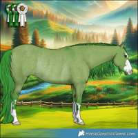 Horse Color:Watercolor Liver Red Dun Rabicano 
