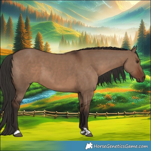 Horse Color:Liver Red Dun