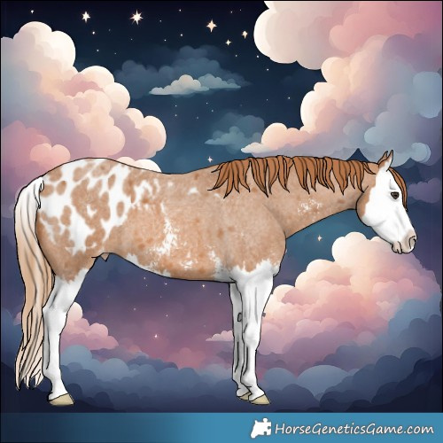 Horse Color:Red Roan Sabino Splash Blanket 