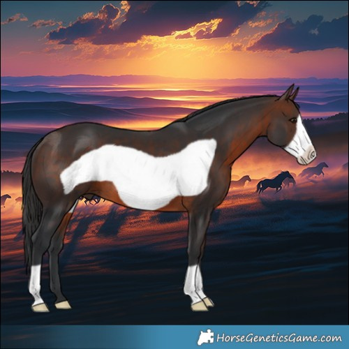 Horse Color:Brown Frame 