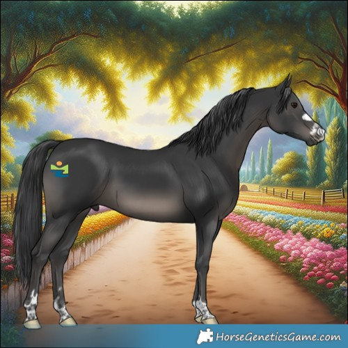 Horse Color:Black 