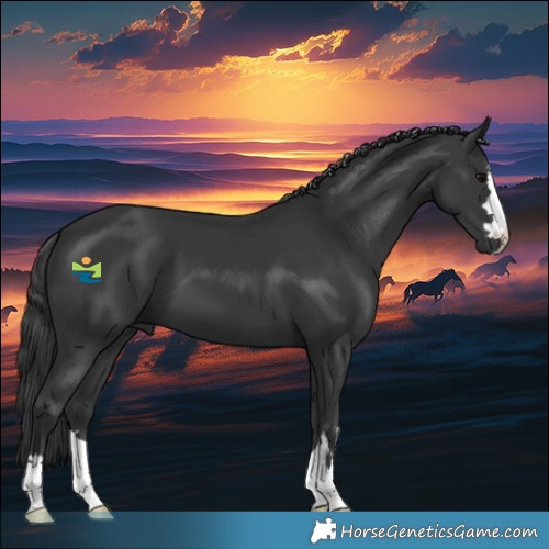 Horse Color:Black 