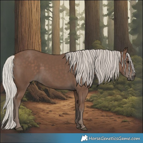 Horse Color:Silver Black 
