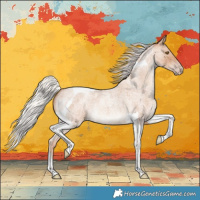 Horse Color:Silver Classic Champagne Roan Tobiano 
