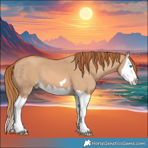 Horse Color:Red Dun Splash 