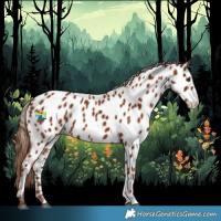 Horse Color:Chestnut Appaloosa
