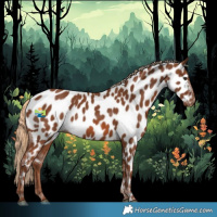 Horse Color:Chestnut Appaloosa