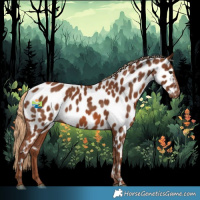 Horse Color:Chestnut Appaloosa