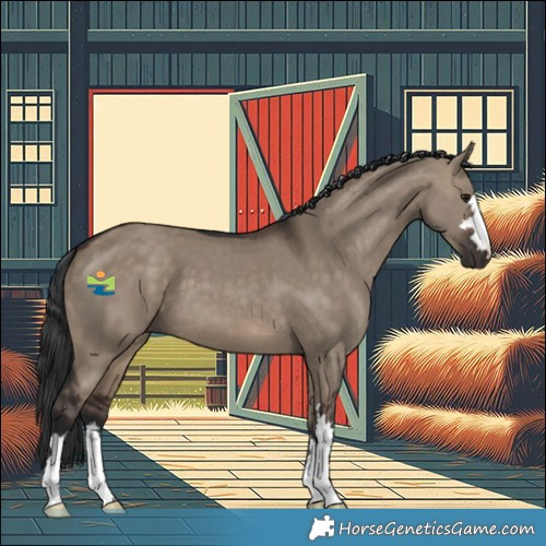 Horse Color:Brown Dun 