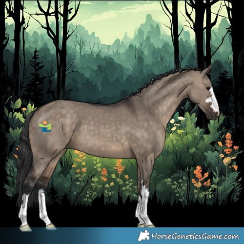 Horse Color:Brown Dun 