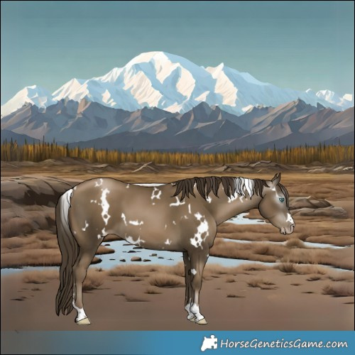 Horse Color:Gray White Spotted Silver Smoky Black Pearl 