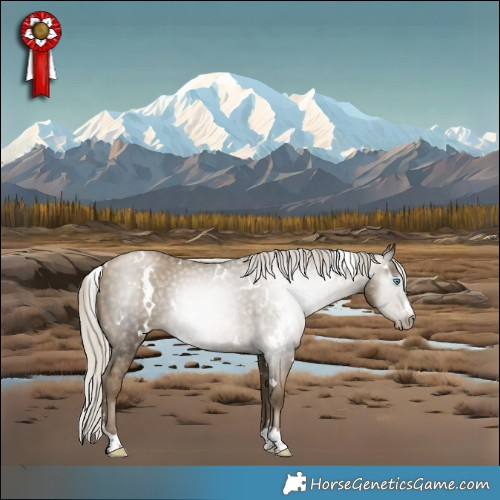 Horse Color:Gray White Spotted Silver Smoky Black Pearl 