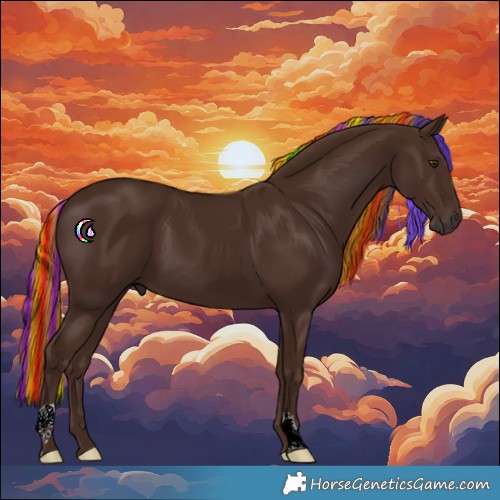 Horse Color:Painted Liver Chestnut