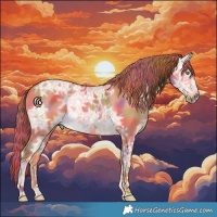 Horse Color:Nacre Red Dun Ice 