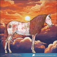Horse Color:Nacre Red Dun Ice 