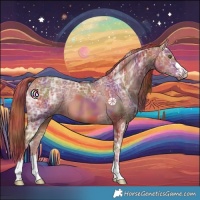 Horse Color:Nacre Chestnut Ice