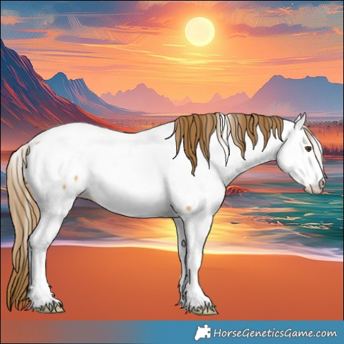 Horse Color:Buckskin Dun Frame Appaloosa Rabicano 